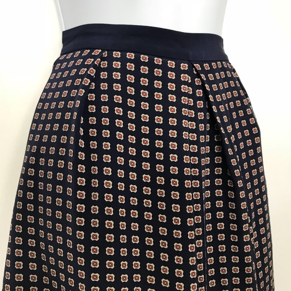 Madewell Dresses & Skirts - Madewell Ascot Grid Silk A-Line Midi Skirt